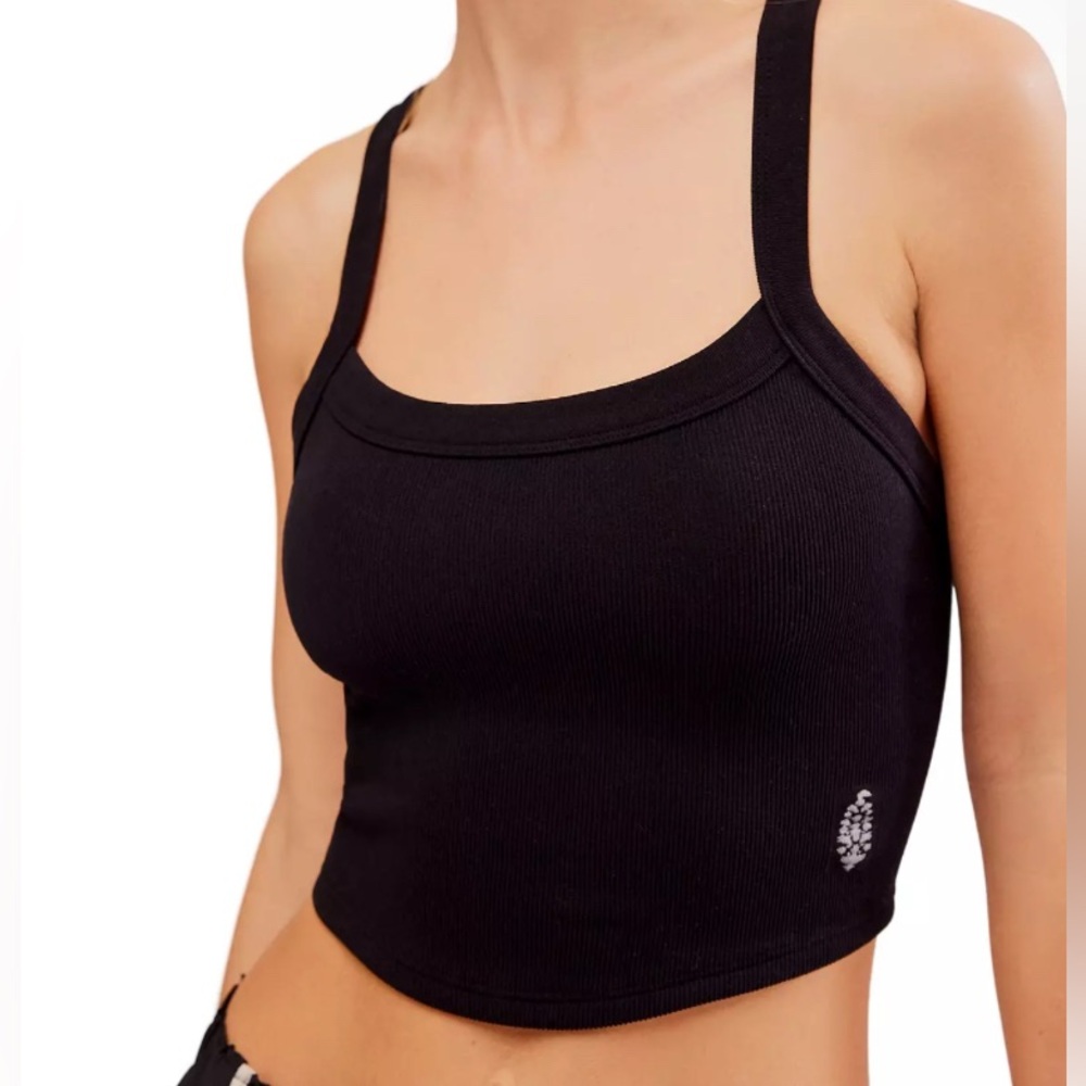 Free people movement black tank top